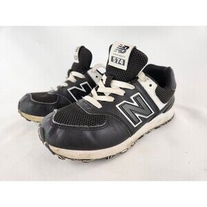 Kids New Balance Shoes 574 Black White Sneakers Running Shoes Size Youth 3